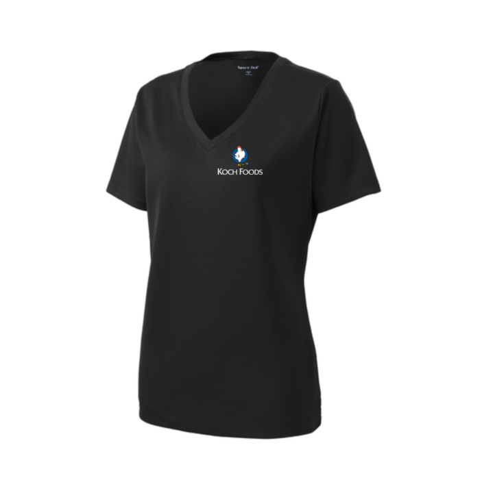 Sport-Tek® Women's PosiCharge® RacerMesh® V-Neck Tee - Image 3