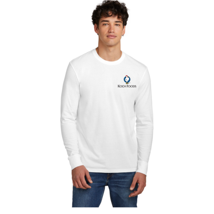 District® Perfect Blend® CVC Long Sleeve Tee - Image 3