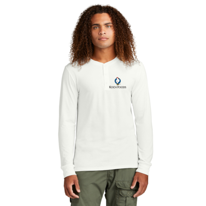 District® Perfect Tri® Long Sleeve Henley - Image 3