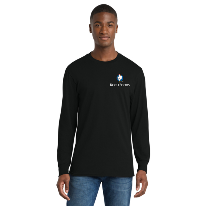 Port & Co™ Long Sleeve Core Cotton Tee - Image 3