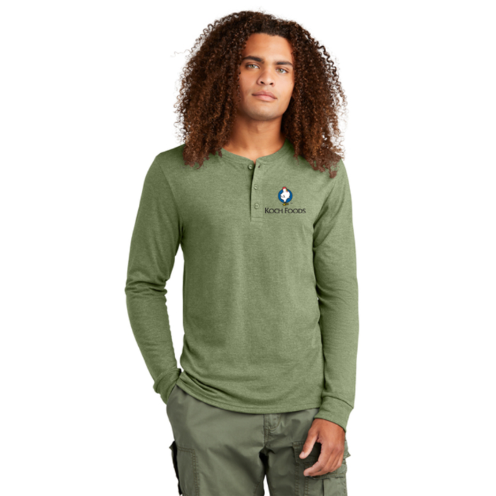District® Perfect Tri® Long Sleeve Henley - Image 4