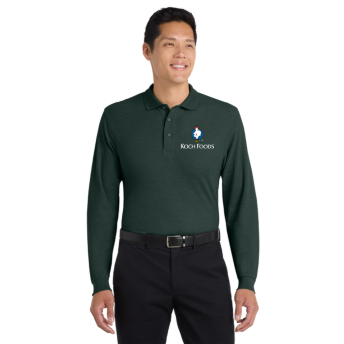 Port Authority® Silk Touch™ Long Sleeve Polo - Image 6