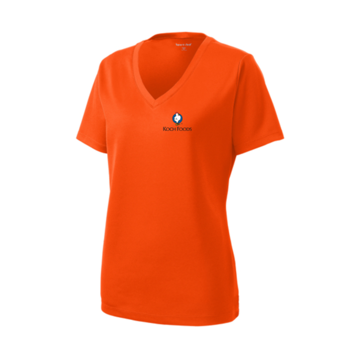 Sport-Tek® Women's PosiCharge® RacerMesh® V-Neck Tee - Image 9