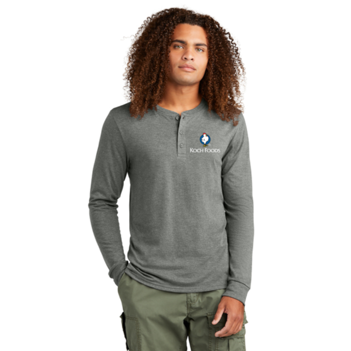 District® Perfect Tri® Long Sleeve Henley - Image 5