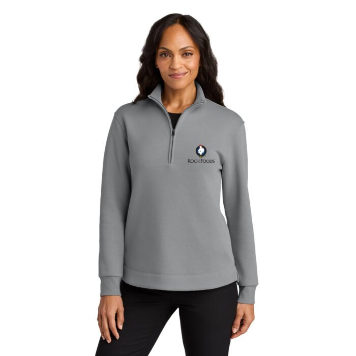 Port Authority® Women’s Wearever Signature Double Pique 1/4-Zip - Image 3