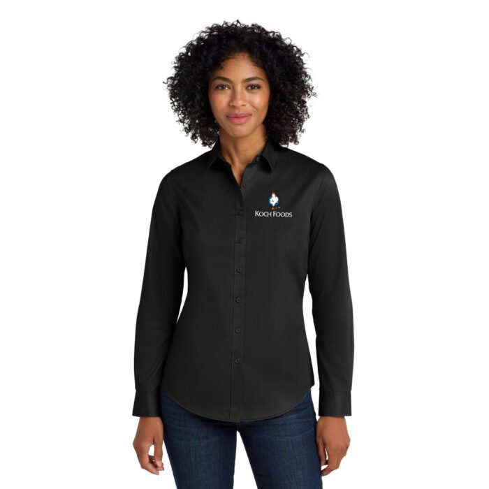 Port Authority® Women's SuperPro™ Twill Shirt - Image 2