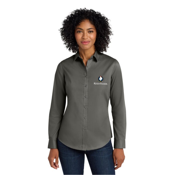 Port Authority® Women's SuperPro™ Twill Shirt - Image 4