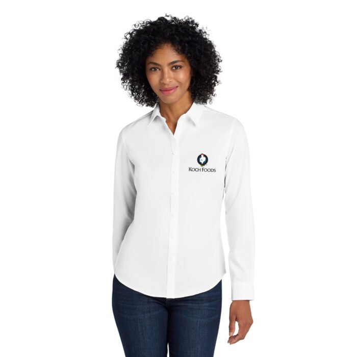 Port Authority® Women's SuperPro™ Twill Shirt - Image 7