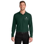 Port Authority® Wearever Signature Pique Long Sleeve Polo - Image 3